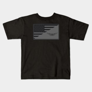 Army Aviation Wings Patch (subdued) Kids T-Shirt